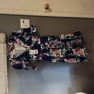 Unique Vintage Delores New With Tags XS/2 Purple Floral Swing Dress